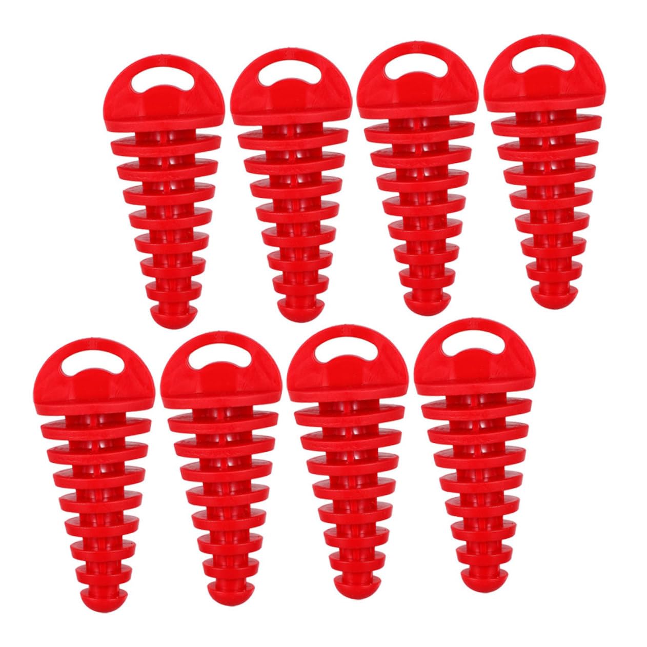 iplusmile 8st Motorradzubehör Auspuffspitze Auspuffrohr-waschstopfen Auslassstopfen Auspufftopfstopfen Auspuffstopfen Motorradteile Stecker Für Abgasreinigung Rot Pvc von iplusmile