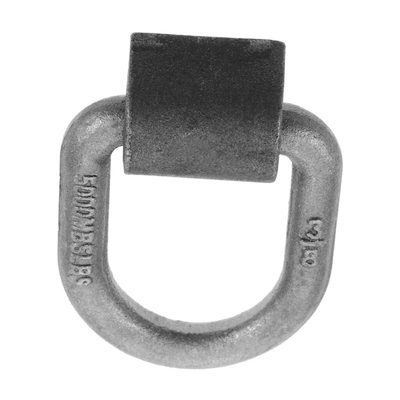 iplusmile Anhänger Zubehör D-Ring aus Metall Hochleistungs-D-Ringe An der Schäkel-Gabelkopfbefestigung anschweißen D-Ring- D-Ring anschweißen Geschmiedeter Stahl Grey von iplusmile