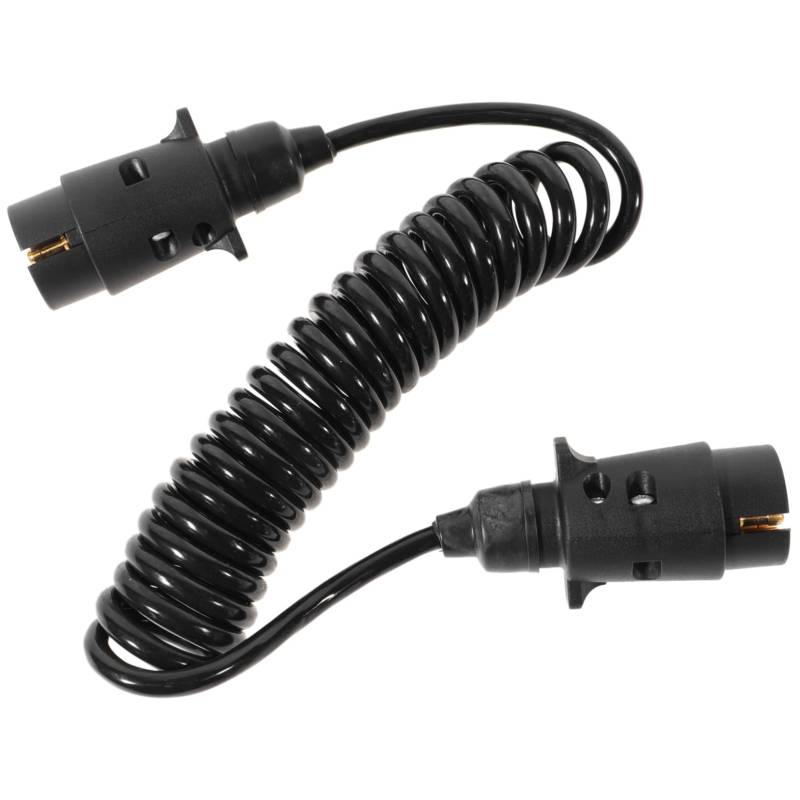 iplusmile Anhängerspirale Stecker Zubehör Lkw Adapter Spiralkabelbaum Für Anhänger Spiralkabel Für Anhänger Anhängerverlängerungskabel Anhängerkabel Aufgerollt Black Nylon von iplusmile