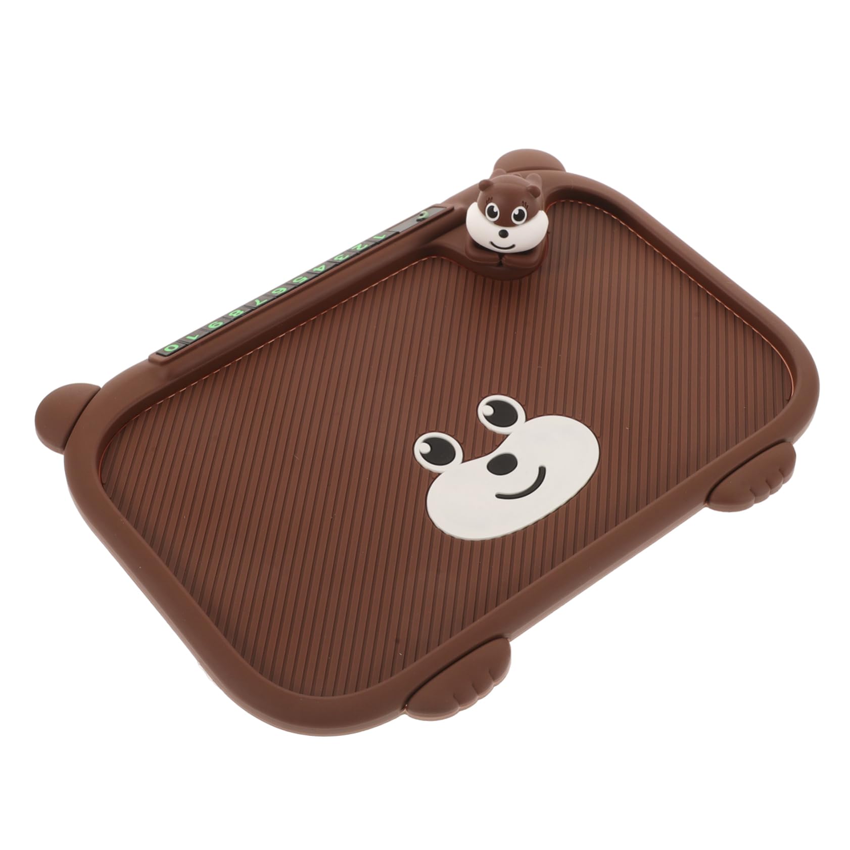 iplusmile Auto Anti-Rutsch-Matte autoschmuck handyhalter für das armaturenbrett Handyhalterung für das Auto Anti-Rutsch-Matte für Autotelefonhalter Auto armaturenbrett Matte PVC Light Brown von iplusmile