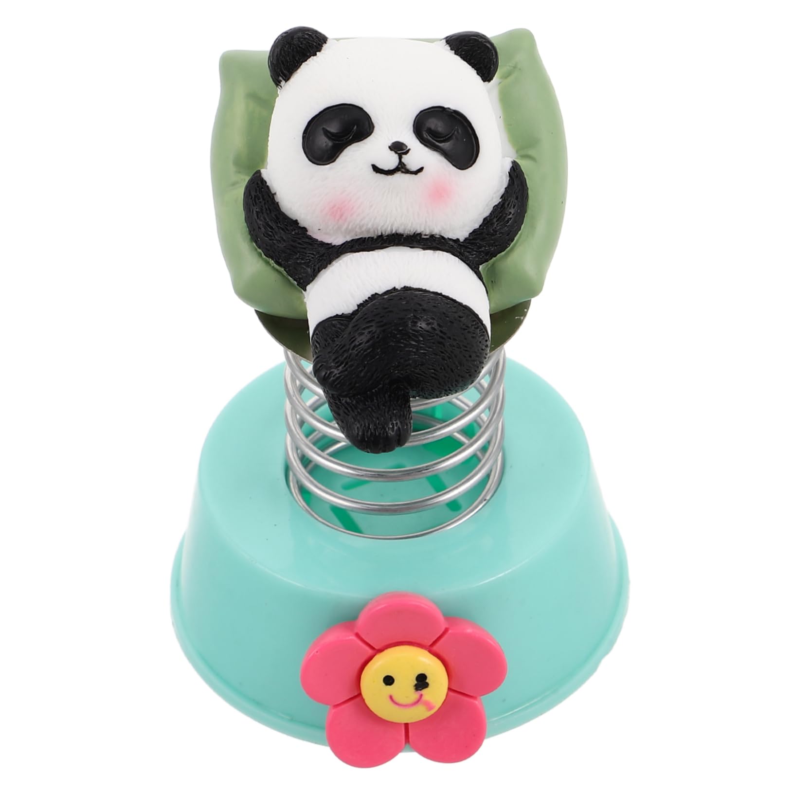 iplusmile Autoschmuck Armaturenbrettdekor Autozubehör Panda-figur Panda-autodekor Autodekoration Desktop-tierstatue Panda Kuchen Topper Panda-desktop-dekoration Solare Tanzfiguren Harz von iplusmile