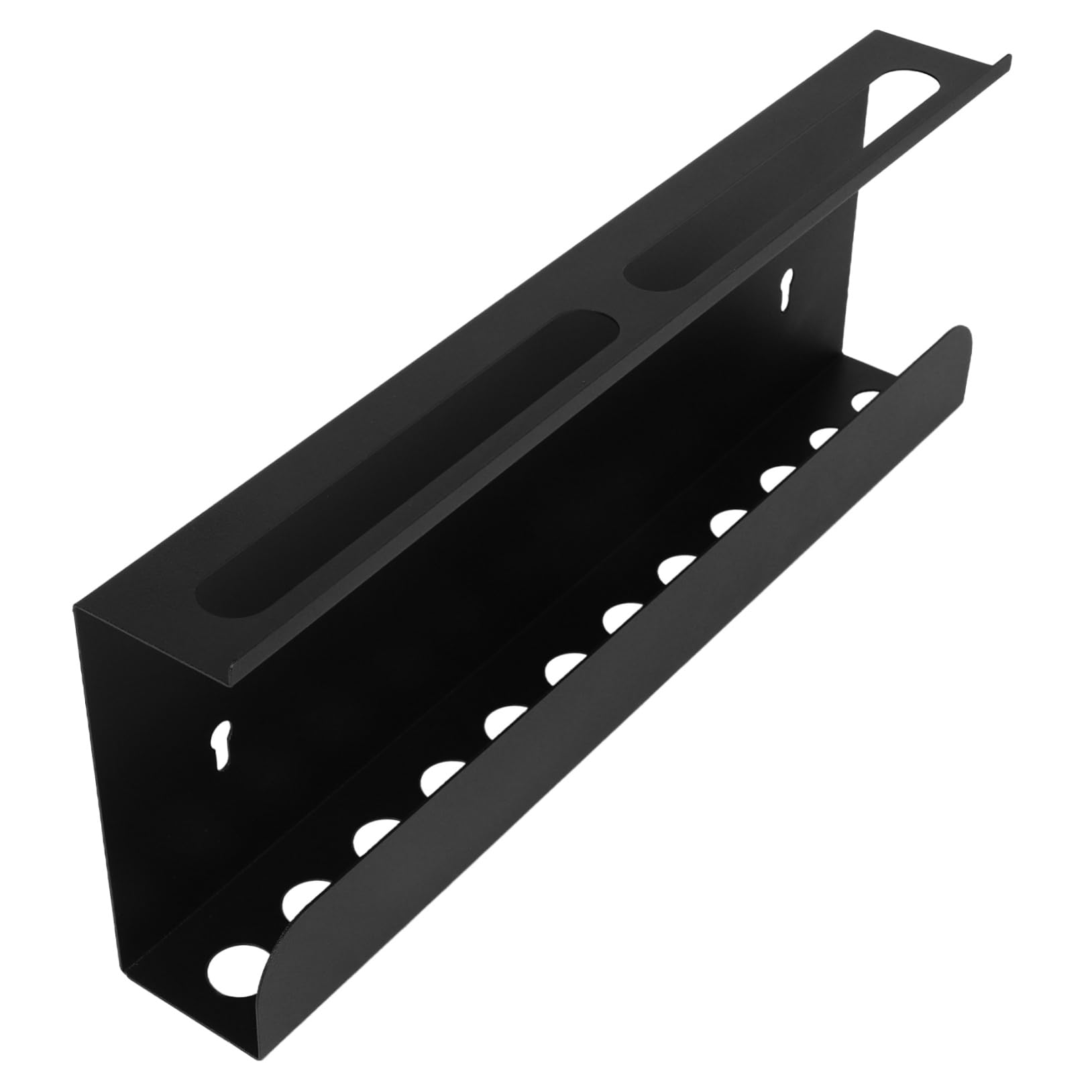 iplusmile Bürstenhalter Sprühflaschenhalter Wandhalterung Robuste Halterung Sprühflasche Aufbewahrung Flaschenhalter zur Wandmontage Organizer-Rack für Make-up-Pinsel Legierung Black von iplusmile