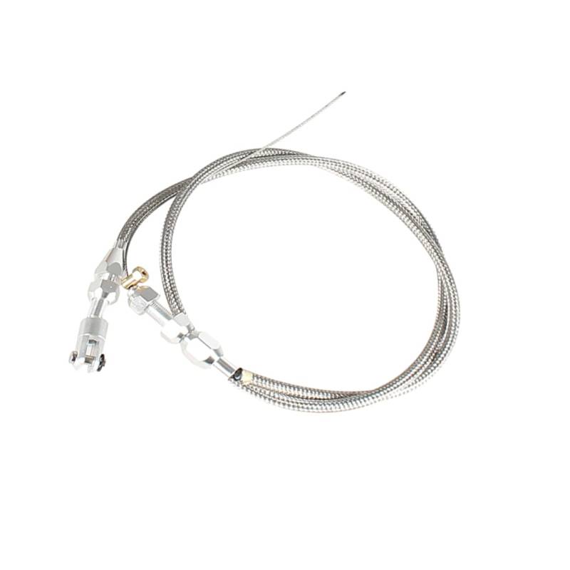 iplusmile Drossel Kabel Zugkabel Motorwerkzeuge Auto-Werkzeuge Autokabelteile Gaspedal Kfz-Werkzeuge Throttle Cable kit Vehicle Throttle Cable Automotorkabel Gaszug Aluminiumlegierung Silver von iplusmile