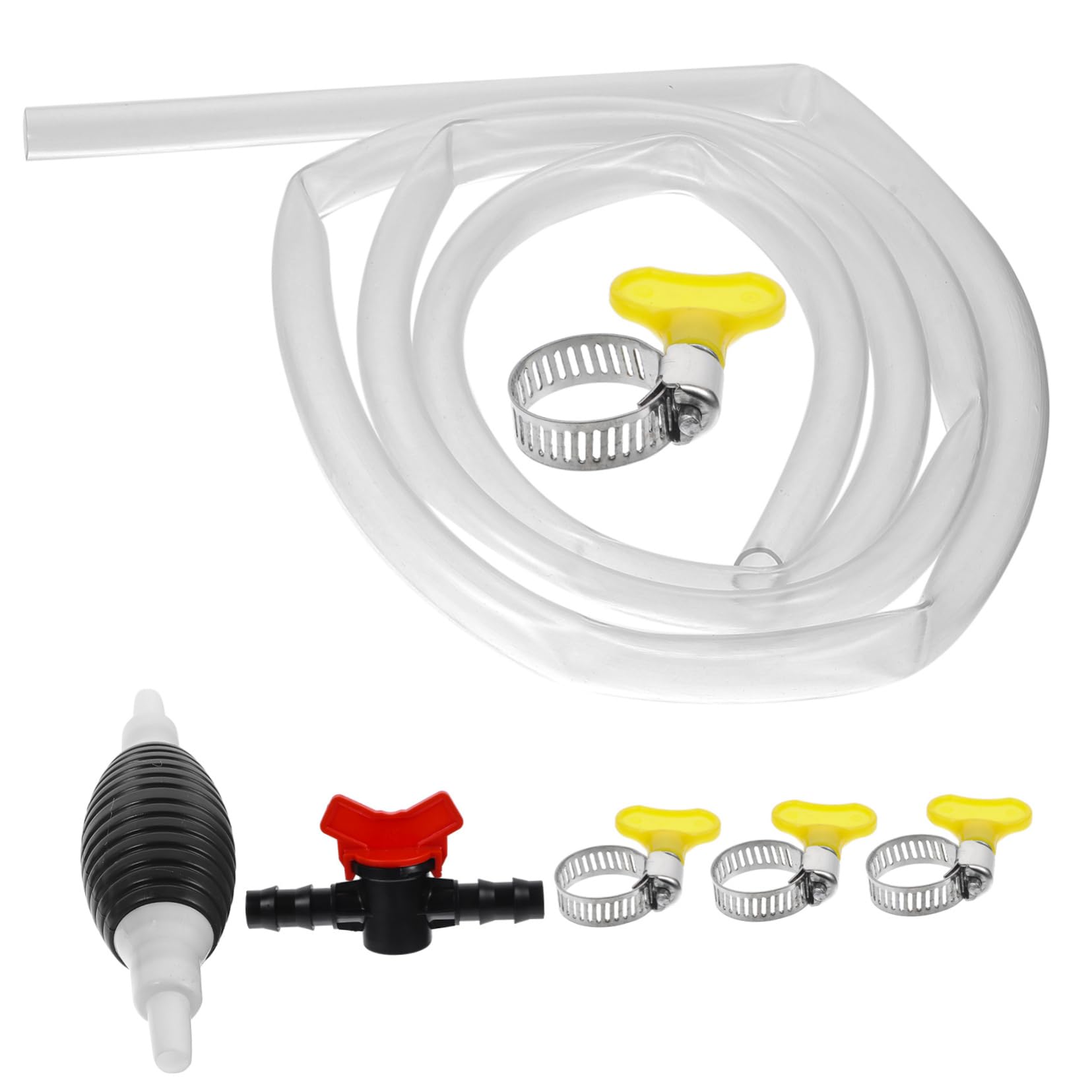 iplusmile Handpumpe Mit Benzinsiphonschlauch Und Clips Tragbare Manuelle Kraftstoffübertragungspumpe Für Fischtank Öl Wasser Und Flüssigkeiten von iplusmile