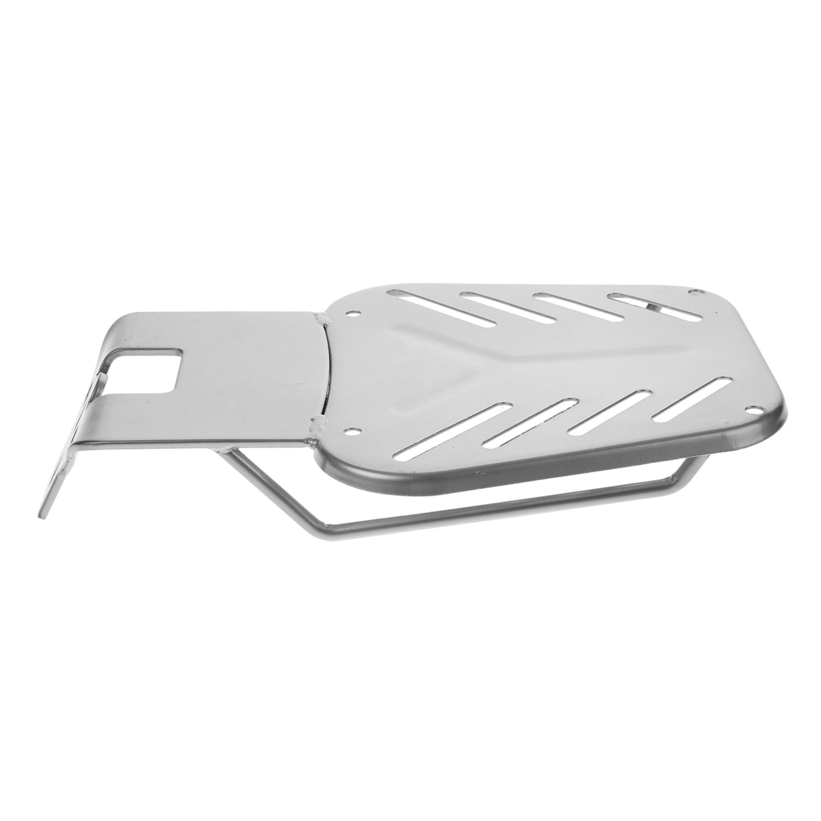 iplusmile Kofferraumhalterung Abnehmbarer -Heckträger Motorradzubehör Motorradträger -Gepäckträger Gepäckträger hinten -Heckhalter Metall Silver von iplusmile