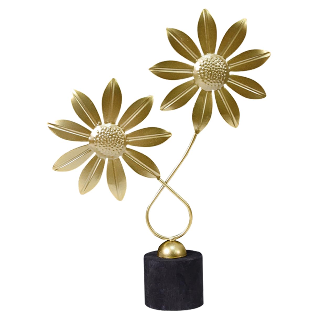 iplusmile Leichte Luxus schmiedeeiserne Ornamente Blattdekor aus Metalleisen Blumenornamente frühlingsdeko für zu Hause Schmiedeeisen Golden von iplusmile