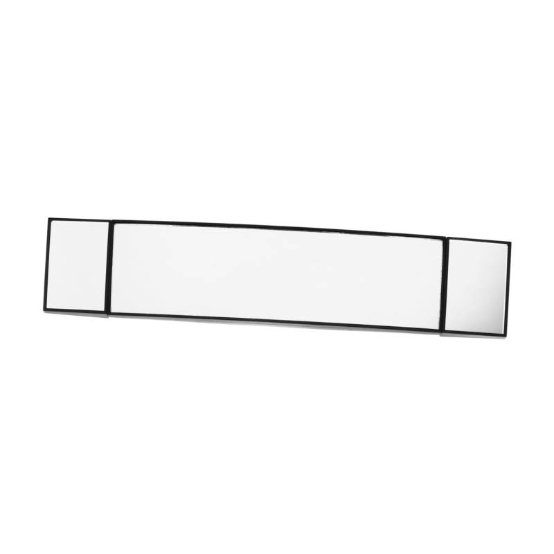 iplusmile Schminkspiegel auto innenspiegel dekorative Autospiegel Visierspiegel Auto Sonne vanity mirror makeup mirror Spiegel der Sonnenblende Auto dreifach klappbarer Spiegel Glas Black von iplusmile