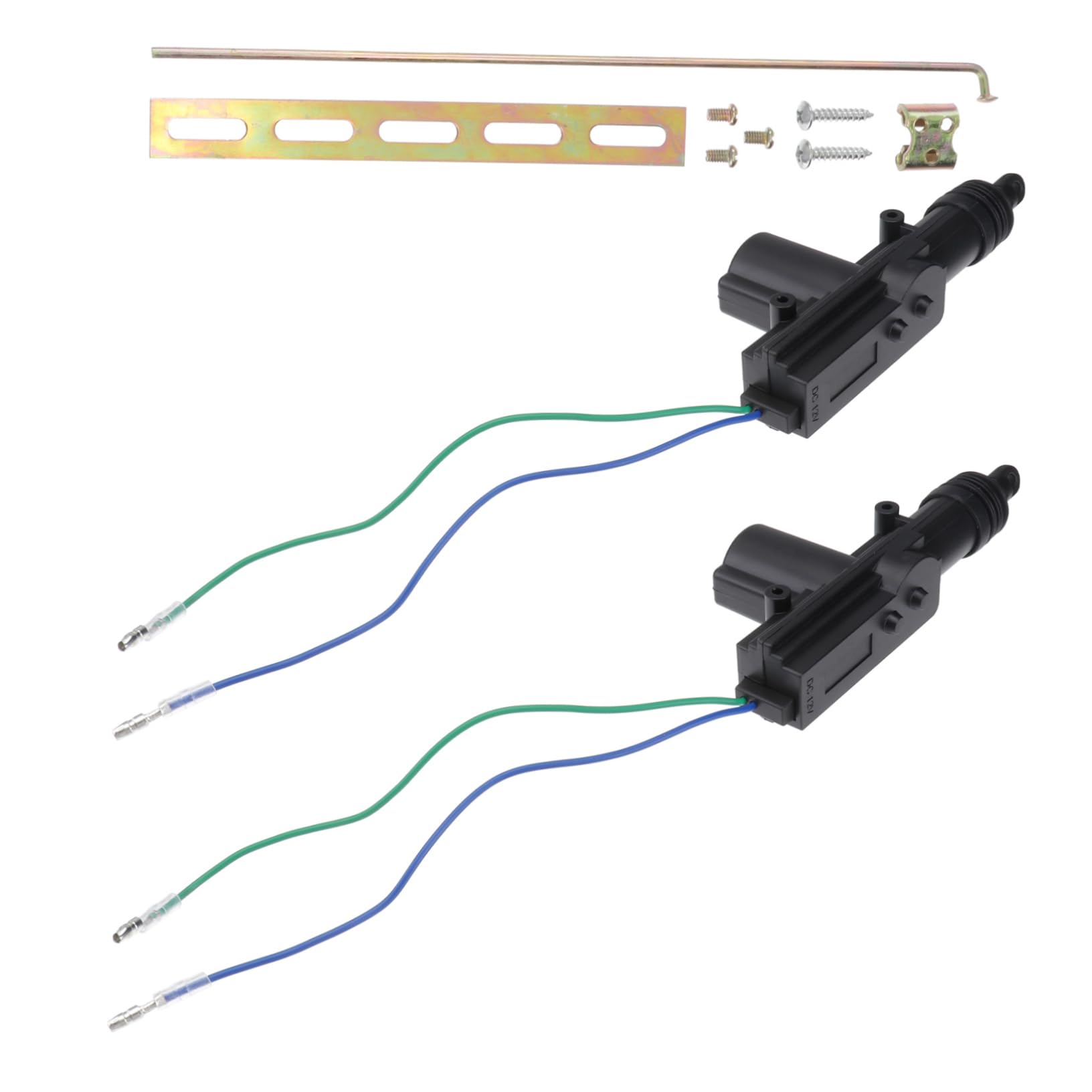 iplusmile Türantrieb Stellmotor für das Türschloss universeller Türschlossbetätiger robuster Türschlossantrieb Power-Lock-Aktuator Kfz-Ersatztürschloss Aktuator verriegeln Black von iplusmile