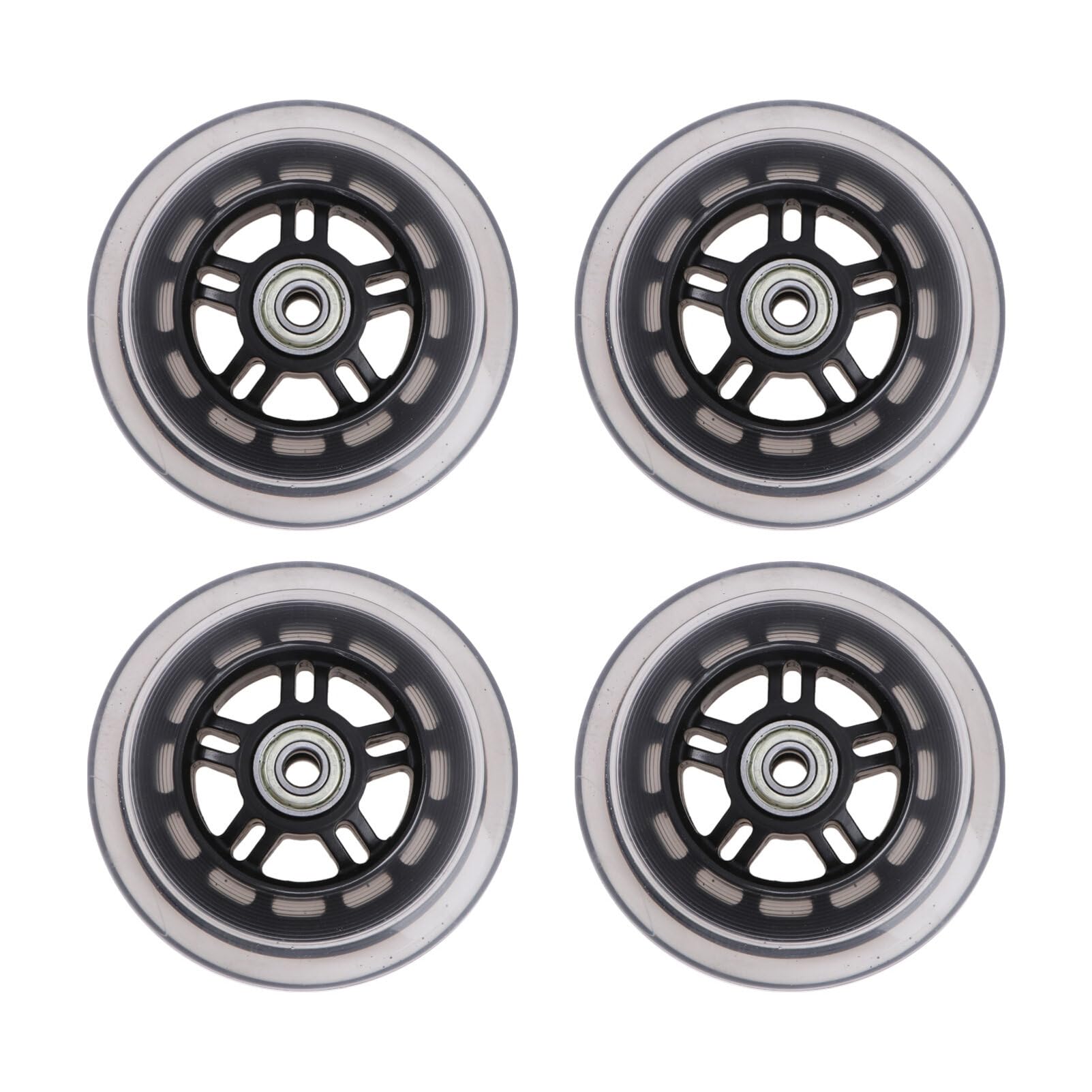 iplusmile Verschleiß- Beständig PU Roller Räder - 4pcs 100mm Hohe Elastische Lager Räder für Outdoor von iplusmile