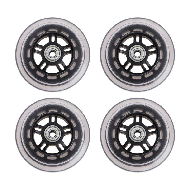 iplusmile Verschleiß- Beständig PU Roller Räder - 4pcs 100mm Hohe Elastische Lager Räder für Outdoor von iplusmile