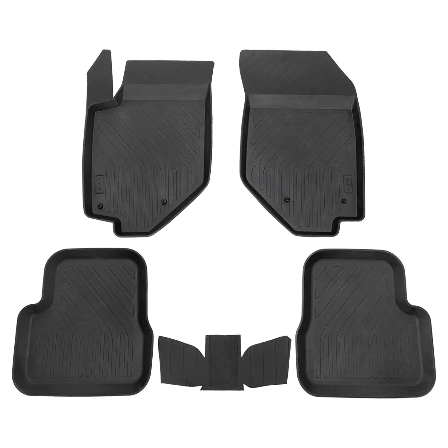 ipqi Kompatibel mit Opel/Vauxhall Mokka 2021-2024 4D Gummimatten Schwarz von ipqi