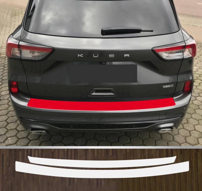 is-tuning kompatibel mit Ford Kuga 3 ab 2019 Lackschutzfolie Ladekantenschutz transparent von is-tuning