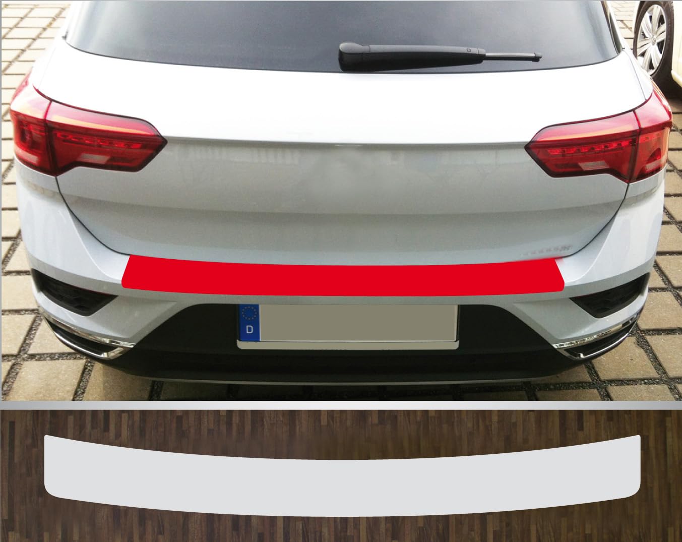 is-tuning kompatibel mit VW T-ROC ab 2017 Lackschutzfolie Ladekantenschutz transparent von is-tuning