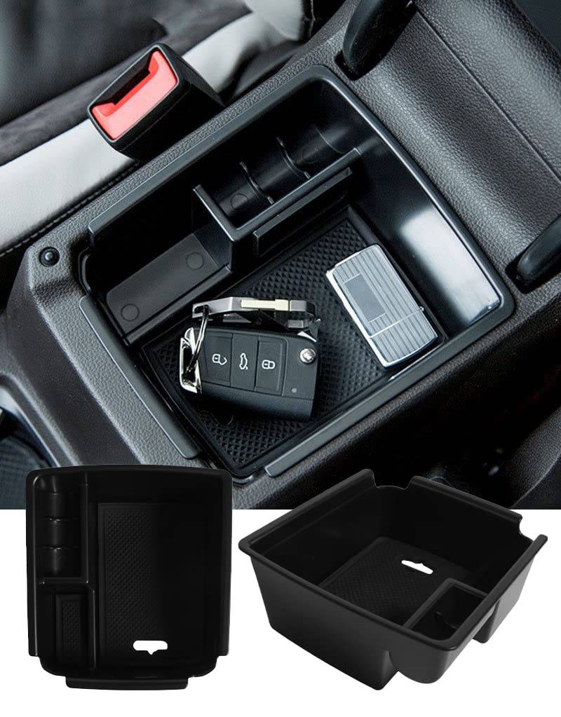 Aufbewahrungsbox Organizer Halter Mittelkonsole Armlehne Handschuhfach Für Tiguan L/Mk2 2016-2023 / Seat Tarraco 2019-2024 /Tiguan 2 Allspace Facelift Model 2022 2023+neu von itdegno