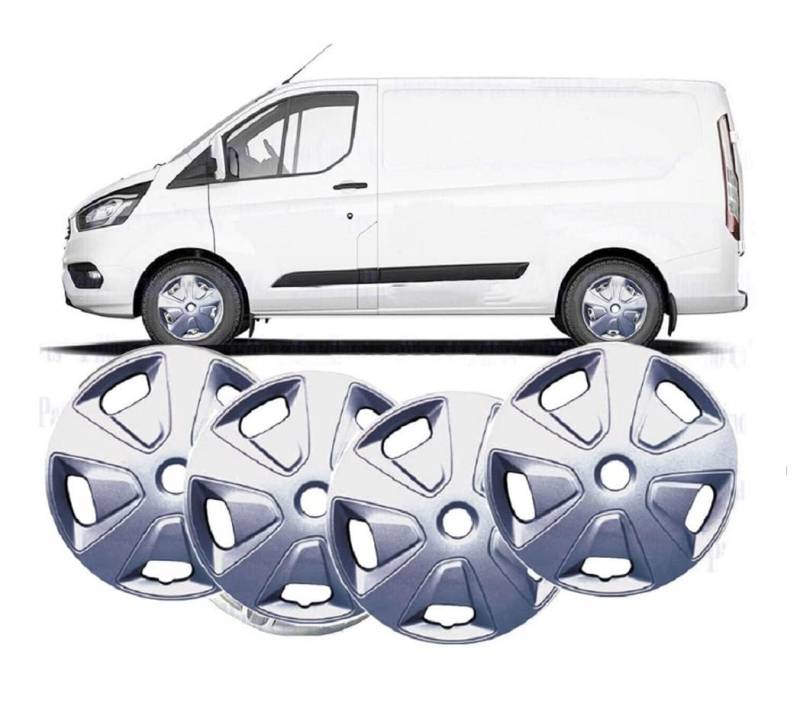 40.6 cm Zoll Radzierblenden Radzierblenden Radzierblenden für Ford Transit Custom (ab 2012), ABS Material, Snap-On Installation 2040066 von jIZYHQFKS