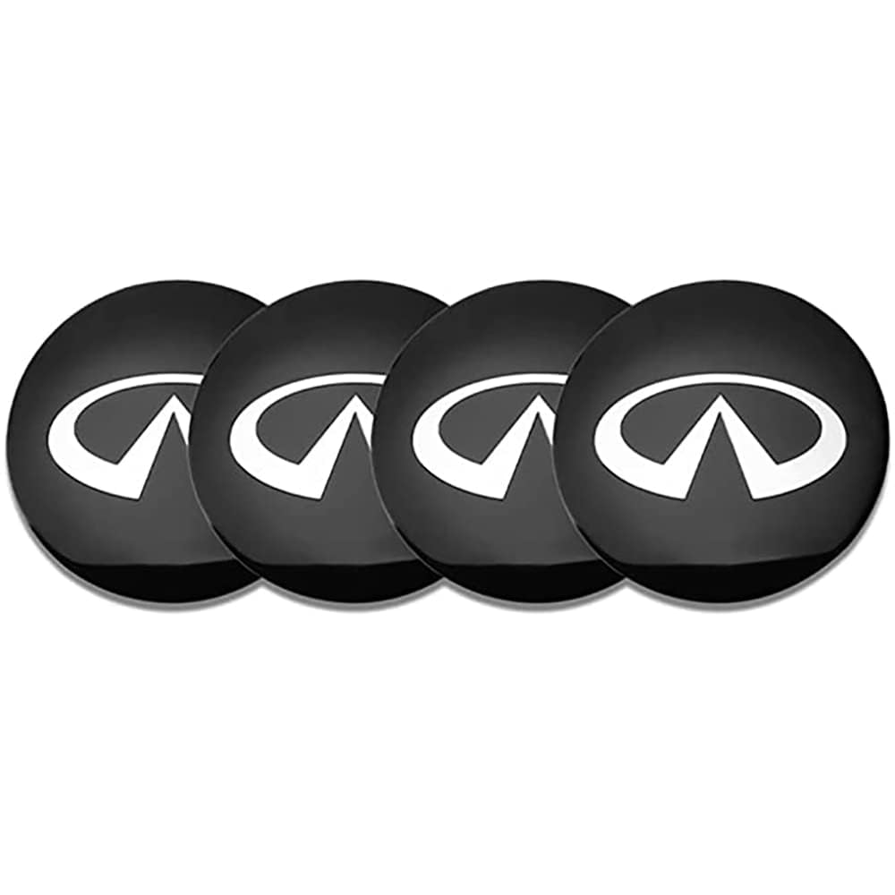 Auto Aluminiumlegierung Nabenkappen Radmitte Reifen Emblem Abdeckung für Infiniti FX35 Q50 Q30 ESQ QX50 QX60 QX70 EX JX35 G35 G 56 mm Felgenaufkleber Styling Dekorieren Zubehör von jIZYHQFKS