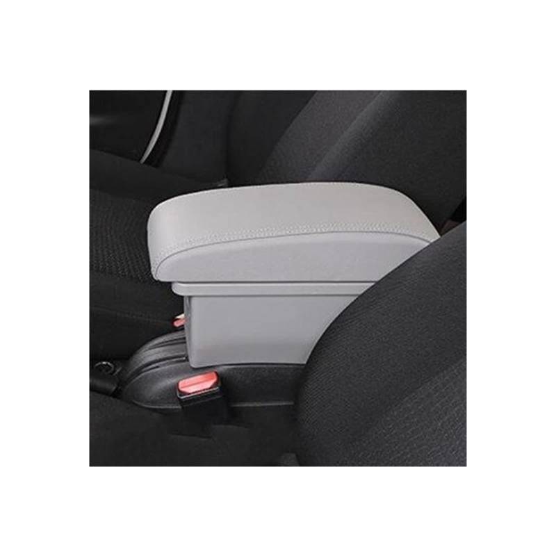 Armlehnenbox Armlehnenbox Aufbewahrungsbox Für VW Für Golf 6 Für Golf 5 Mk6 MK5 Für Jetta 5 Innendetails Autohalterung USB-Aufladung Mittelkonsole Organizer (Farbe : A gray) von jcjklwe