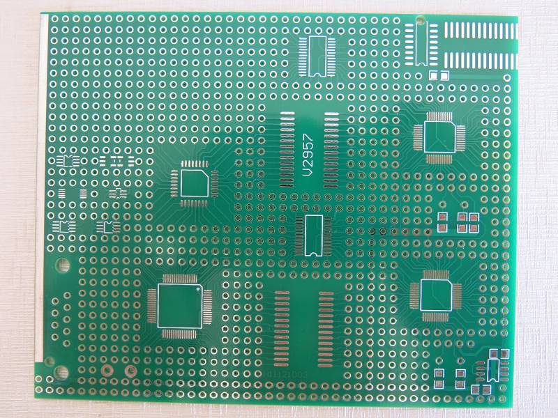 2stk 9x11cm FR4 Fibreglass Adapterplatine Streifenraster Lochraster Prototype Paper PCB Platine Leiterplatte Universal SMD DIP SOT LQFP SOP Matrix Circuit Board von jingtongda