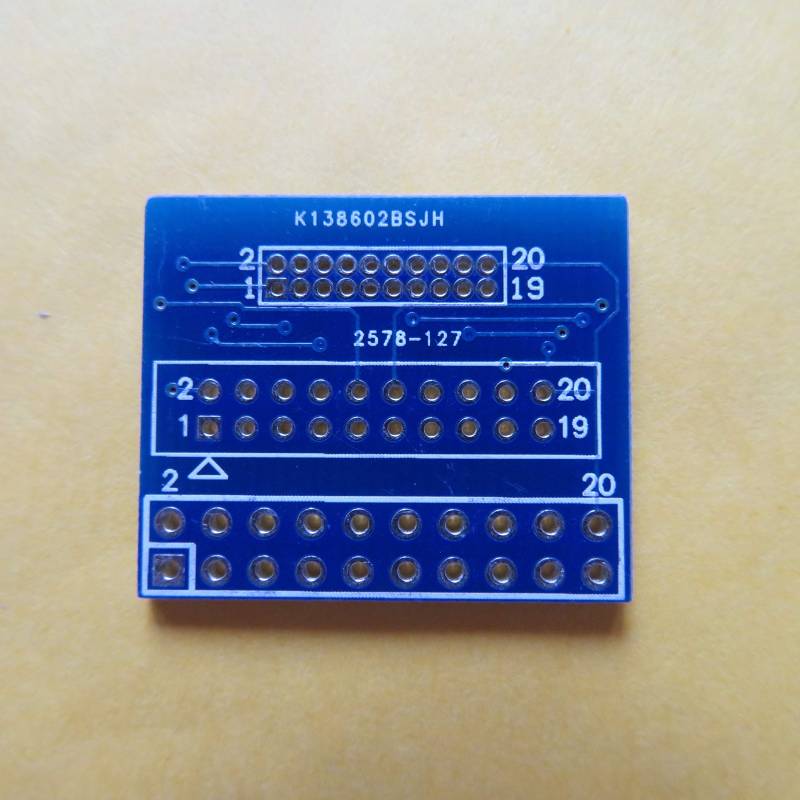 5Stk 21x26mm 20p 21x26mm DIP pitch 2.54mm 2.0mm 1.27mm zweiseitig Adapterplatine Adapterplatte Fibreglass Lochraster Punktraster raster FR4 Prototype von jingtongda