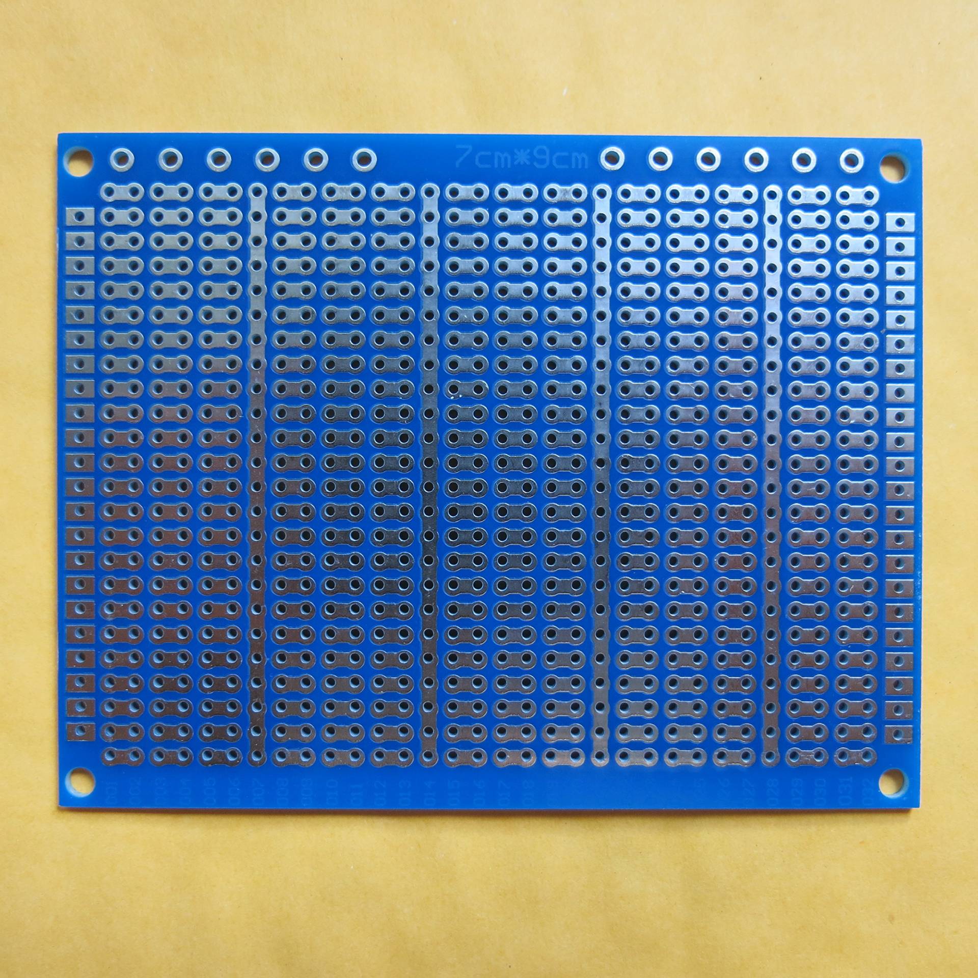 5stk 7x9cm FR4 2er Fibreglass Streifenraster Veroboard Stripboard Prototype Paper PCB Platine Leiterplatte Universal Experiment Matrix Circuit Board Bakelite von jingtongda