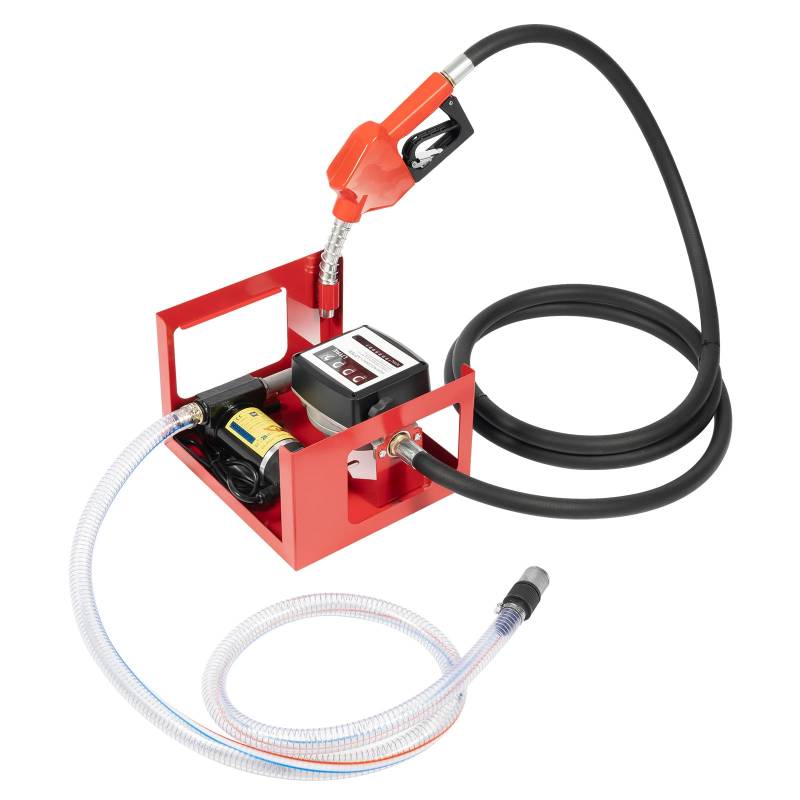 12V Diesel Pumpe Kit Selbstansaugend Kraftstoffpumpe 200W Selbstansaugend Ölpumpe Pistole High Flow Pumpe 45L/Min Gummi-Ölschlauch Diesel Pumpe für Traktor Bagger von jiumxliu