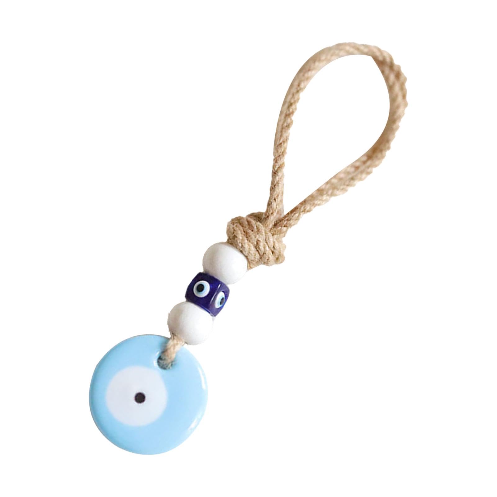 jlceh Evil Eye Ornament, Auto Evil Eye Dekor - Evil Eye Rückansicht Auto Ornament,Rückansicht Auto Ornament Evil Eye Charm Auto Dekor, Evil Eye Auto Ornament für Auto Rückansicht Fenster Tür Balkon von jlceh