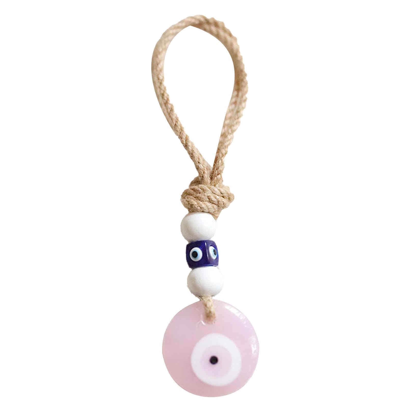 jlceh Evil Eye Ornament, Auto Evil Eye Dekor | Evil Eye Rückansicht Auto Ornament,Türkischer Blauer böser Blick-Anhänger, böser Blick-Charm, glückliche Auto-Innendekoration für Auto, Rückansicht, von jlceh