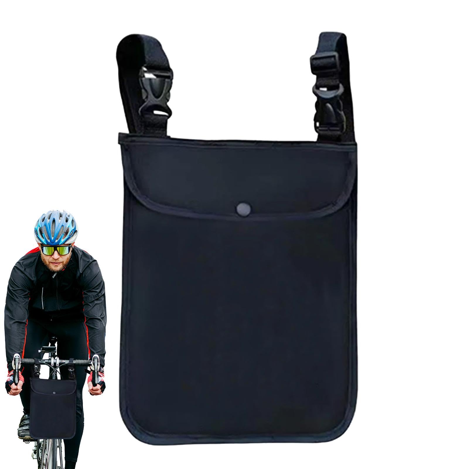 jlceh Roller-Lenkertasche,Lenkertasche - wasserdichte Rollertasche - E-Bike-Aufbewahrungsorganizer zum Aufhängen mit verstellbaren Riemen, Fahrradzubehör für Kinder und Erwachsene von jlceh