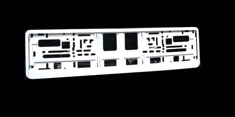 UTAL INTENSE Kennzeichenhalter 74/483/EWG weiß hochglanz von UTAL