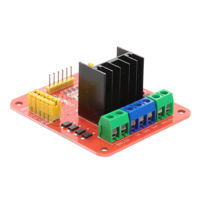 jojofuny L298N Dual H Bridge Schrittmotor Treiber Modul Steuerung Board Für DC Motoren PWM Controller Für Präzise Drehzahlregelung Rotes PCB Design von jojofuny