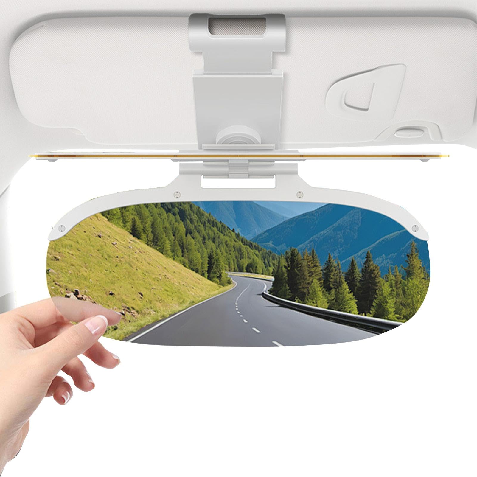 Auto Visor Sonnenschutz Extender - 2-in-1 Auto Blendschutz Sonnenblende, Anti Blendung Sonnenvisier - Verstellbarer HD Auto Windschutzscheiben Sonnenblende Für Auto, SUVS, LKWs von jopiuieo