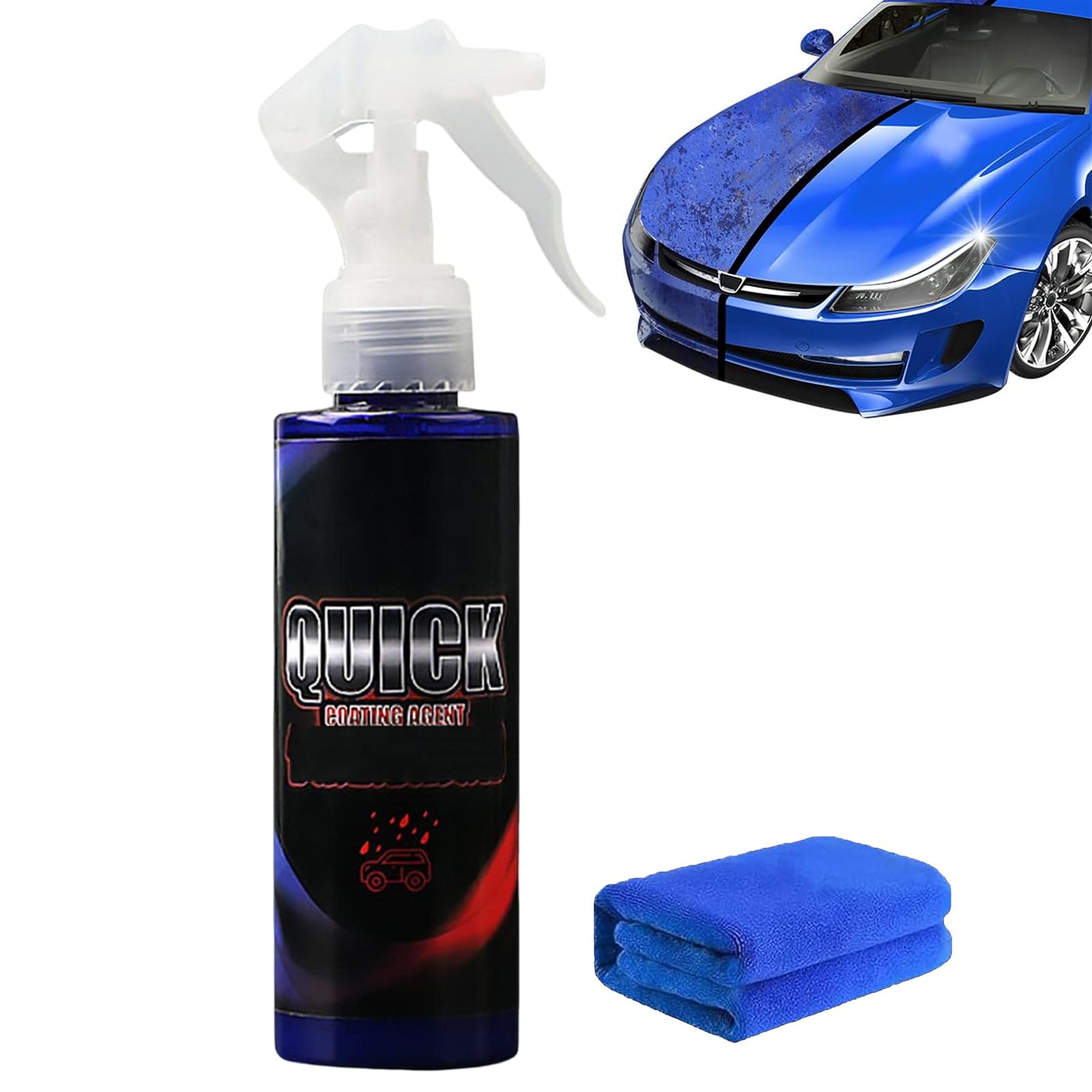 Schnellbeschichtungsmittel Für Auto, Autobeschichtungsspray, Nano-Autospray, Nano-Lackbeschichtungsmittel Für Auto, Schnellbeschichtungsspray Mit Hohem Schutz (1Pc) von jynuannuan