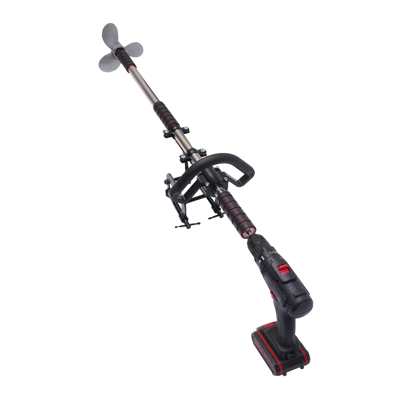 Schub Salzwasser Transom Mounted Trolling Electric Trolling Motor mit LED Batterie Indicator Welle für alle Arten kleiner Boote weniger als 2.5m/8.2ft von kangten