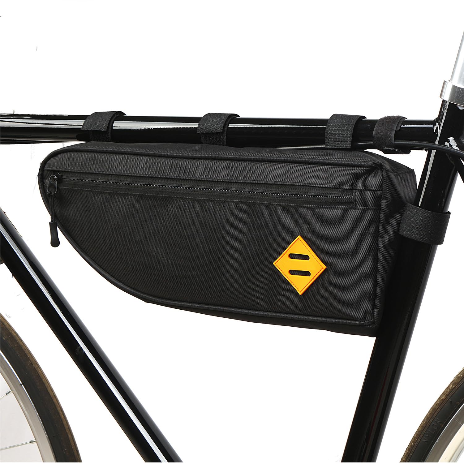 katmerio Fahrrad Rahmentasche, Rahmentasche Fahrrad Wasserabweisend, Fahrradtasche Werkzeugtasche Oberrohrtasche,Einfache Montage(40 * 13.5 * 5.5CM) von katmerio