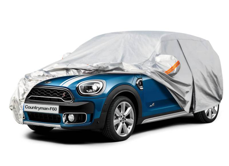 Kayme Autoabdeckung Wasserdicht Atmungsaktiv Passend für Mini Countryman F60(2017-2022), Vollgarage Autoplane für Regen Sonne Staub Schutz, Auto Abdeckplane Faltgarage Abdeckung(3-7 Tage liefern) von kayme