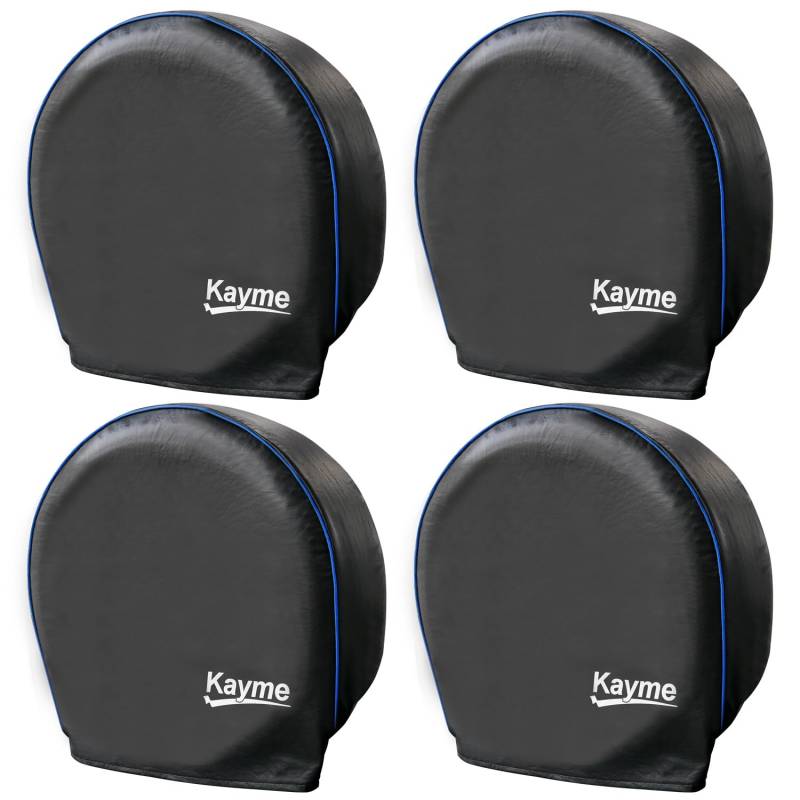 kayme Tragbare Reifentasche Wasserdicht, Verwendet in Reifenabdeckung für Auto, Anhänger, LKW, SUV, Wohnmobil, Camper Sonne Regen Schnee Protector(Durchmesser 24 bis 26 inch) von kayme