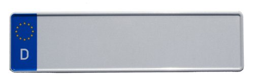 KFZ-Kennzeichen EU 400 x 110 mm, reflektierend, Autoschilder mit Wunschkennzeichen von kennzeichen-shop24-de