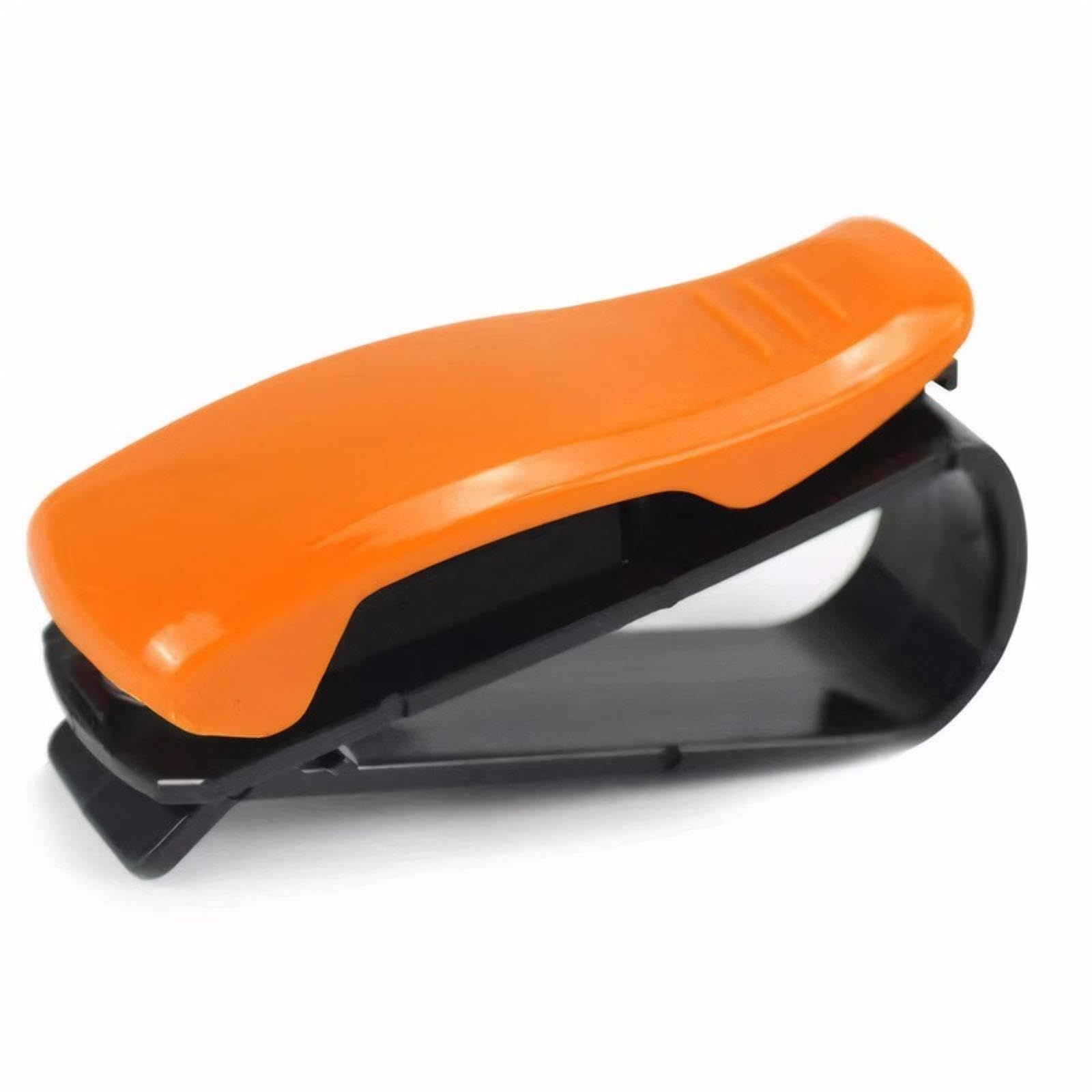 keynoyin 3 x Auto-Sonnenschutz, Brillenclip, Ticket-Clip, Auto-Innenzubehör, Orange von keynoyin