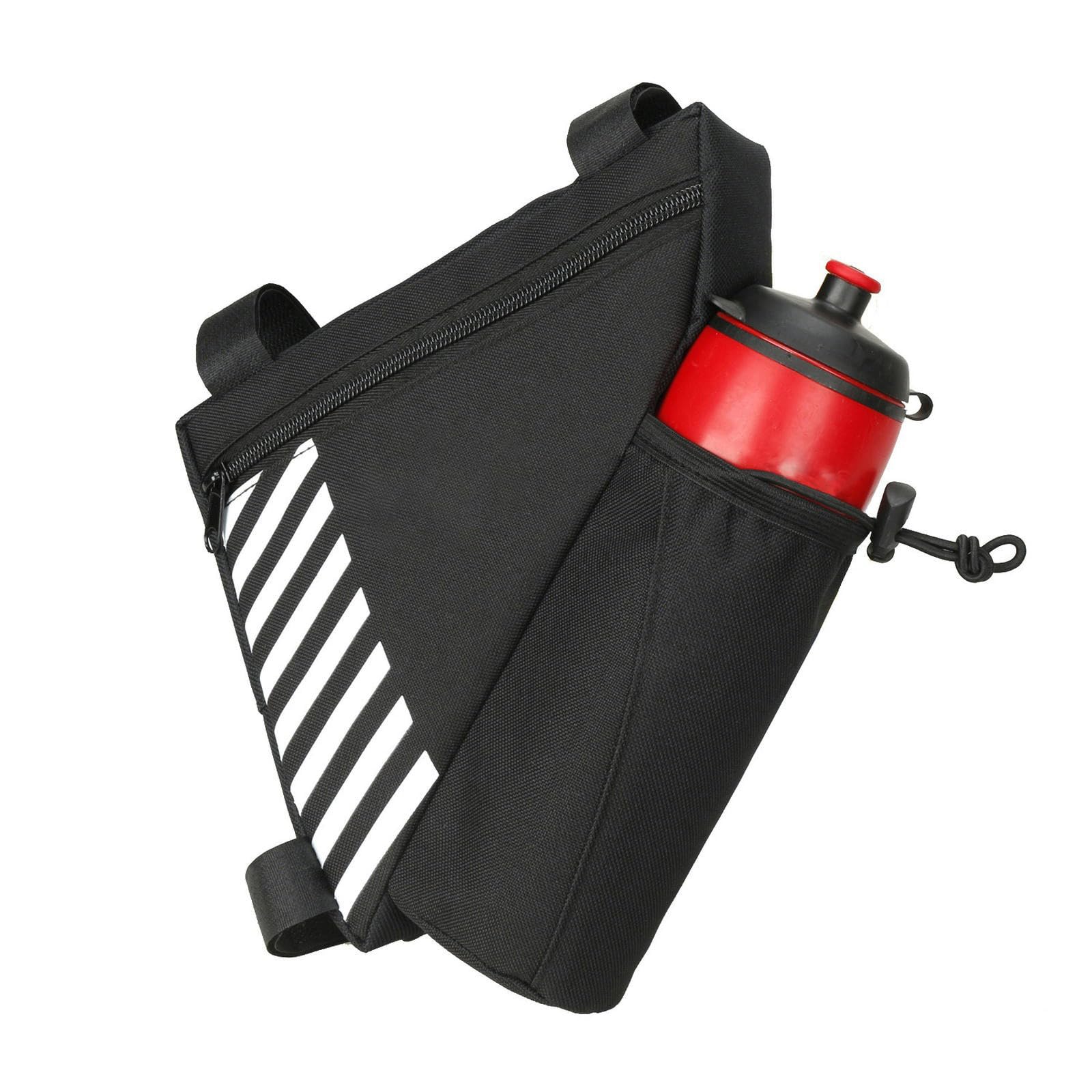 keynoyin Fahrradausrüstung Fahrradtasche Triangle Beam Bag Mountainbike Wasserflasche Tasche Fahrradausrüstung Tasche - Schwarz - Triangle Wasserflasche Tasche von keynoyin