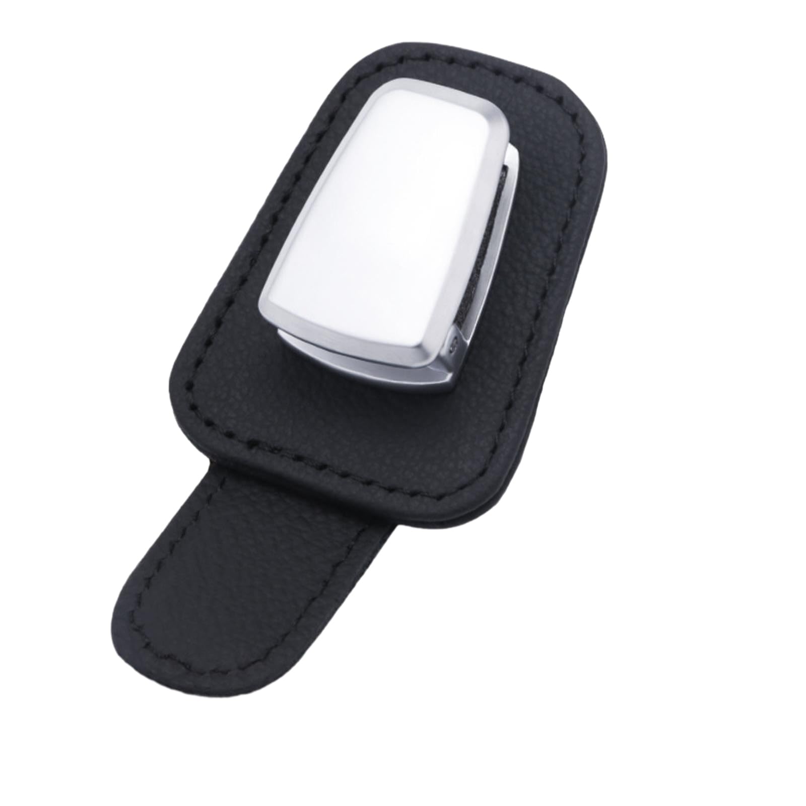 keynoyin Kreativer multifunktionaler Brillenclip Auto Leder Sonnenbrillenhalter - Schwarz von keynoyin