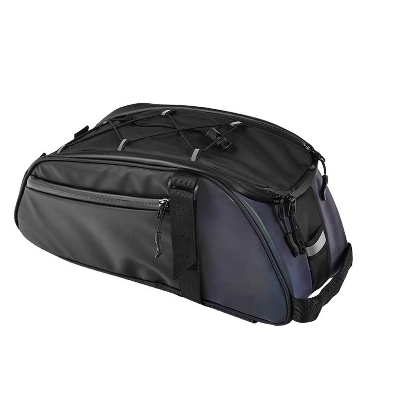 keynoyin Outdoor-Fahrradtasche mit großem Fassungsvermögen, Rennrad-Hecktasche, reflektierender Rucksack für Mountainbikes – Rucksack [farbenfroher reflektierender Stil] von keynoyin