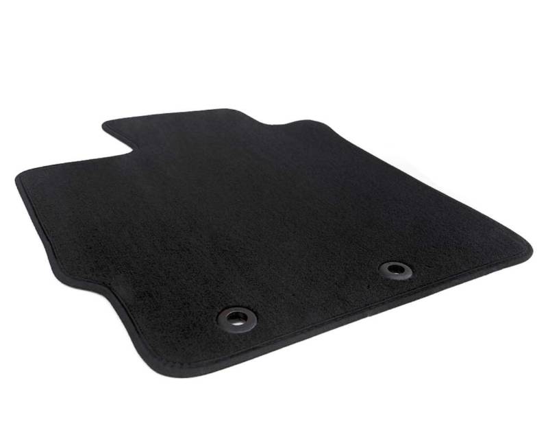 Fahrermatte für Toyota Yaris (XP13) 2010-2020 Velours Automatte Original Qualität Fahrermatte einzeln, Fahrerseite, schwarz von kh Teile