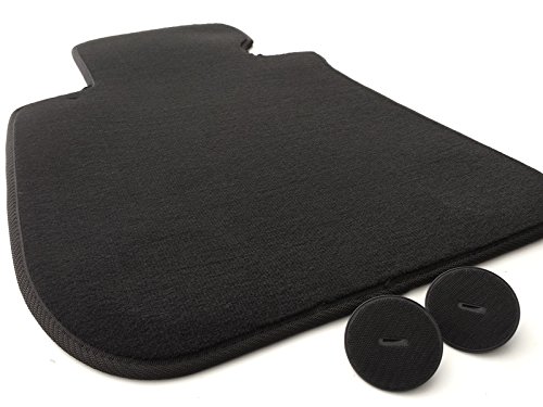 Fußmatte Velours Automatte Fahrermatte schwarz von kh Teile