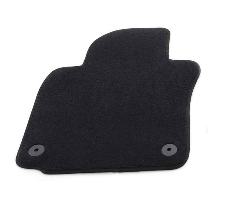 Fußmatte passend für Eos Velours Automatte schwarz Fahrermatte einzlen von kh Teile