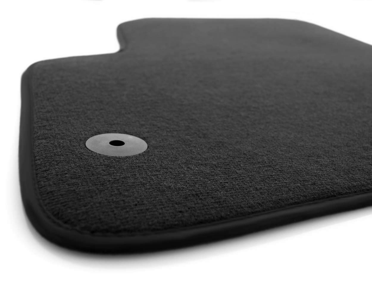Fussmatten passend für Touareg 7L Velours Fußmatte Fahrermatte Qualität 1-teilig schwarz Fahrerseite von kh Teile