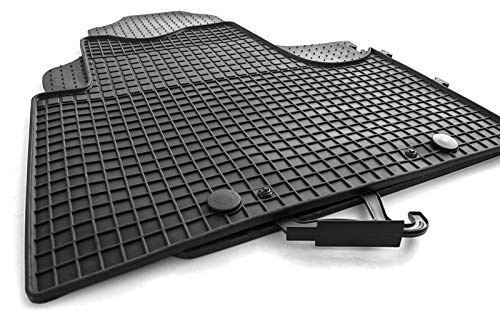 kh Teile Gummimatten passend bei Trafic III ab 2014 (vorn) Allwetter Gummi Fußmatten Geruchsneutral 2-teilig von kh Teile