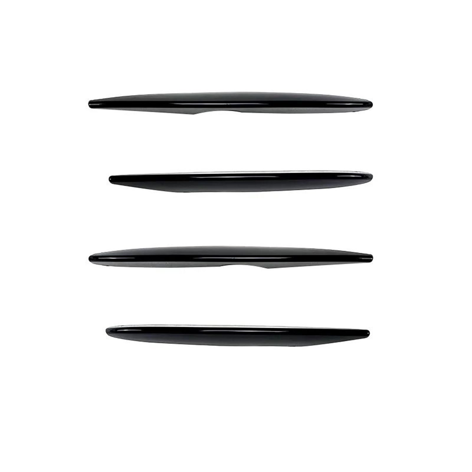 Auto Frontlippe Spoiler Für Benz Für GLC Klasse X253 2016-2019 Für GLC 250 260 300 350 Frontstoßstange Lip Splitter Spoiler Nebelscheinwerfer Trim Tuning Front Spoiler Lippe(4PCS Gloss Black) von kjjukrhfs