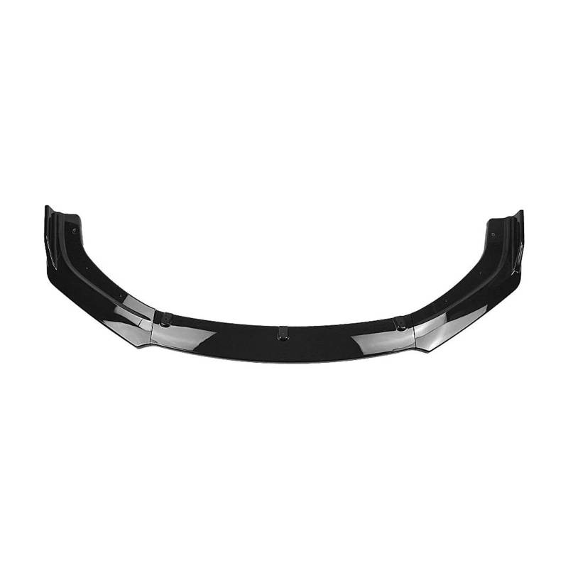 Auto Frontlippe Spoiler Für Civic X FC FK 10. Generation 2016–2020, 4-türige Limousine, Schwarz Glänzend/Kohlefaser-Look, Klingensplitter, Frontspoilerlippe Front Spoiler Lippe(Carbon Fiber Look) von kjjukrhfs