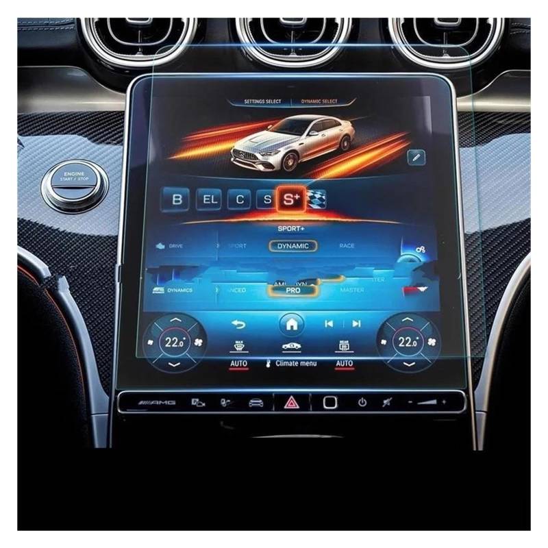 Auto Navi Folie Für Benz Für GLC Für X254 2022 Classe C W206 2021 2022 Auto LCD GPS Navigation Anti-Scratch Film Gehärtetes Glas Screen Protector Auto Displayschutzfolie von kjjukrhfs