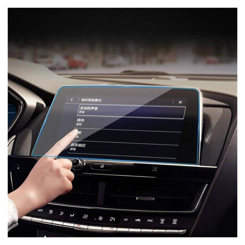 Auto Navi Folie Für Cadillac Für CT5 2020-2022 10 Zoll Dashboard Navigation Membran Auto GPS Display Gehärtetem Glas Bildschirm Schutz Film Auto Displayschutzfolie von kjjukrhfs